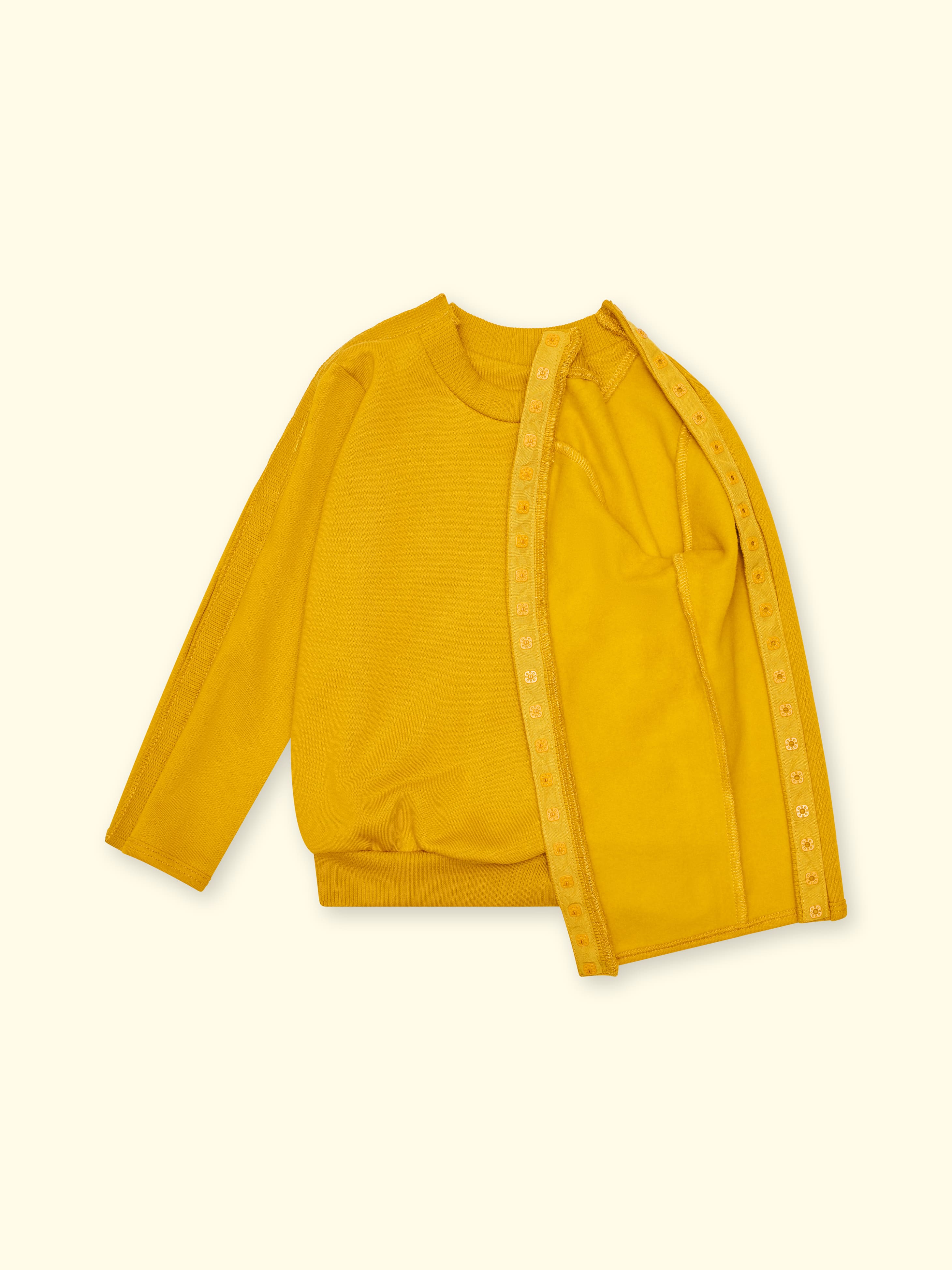 Sudadera adaptable Lilly - con abertura en la manga, hasta la talla. 116