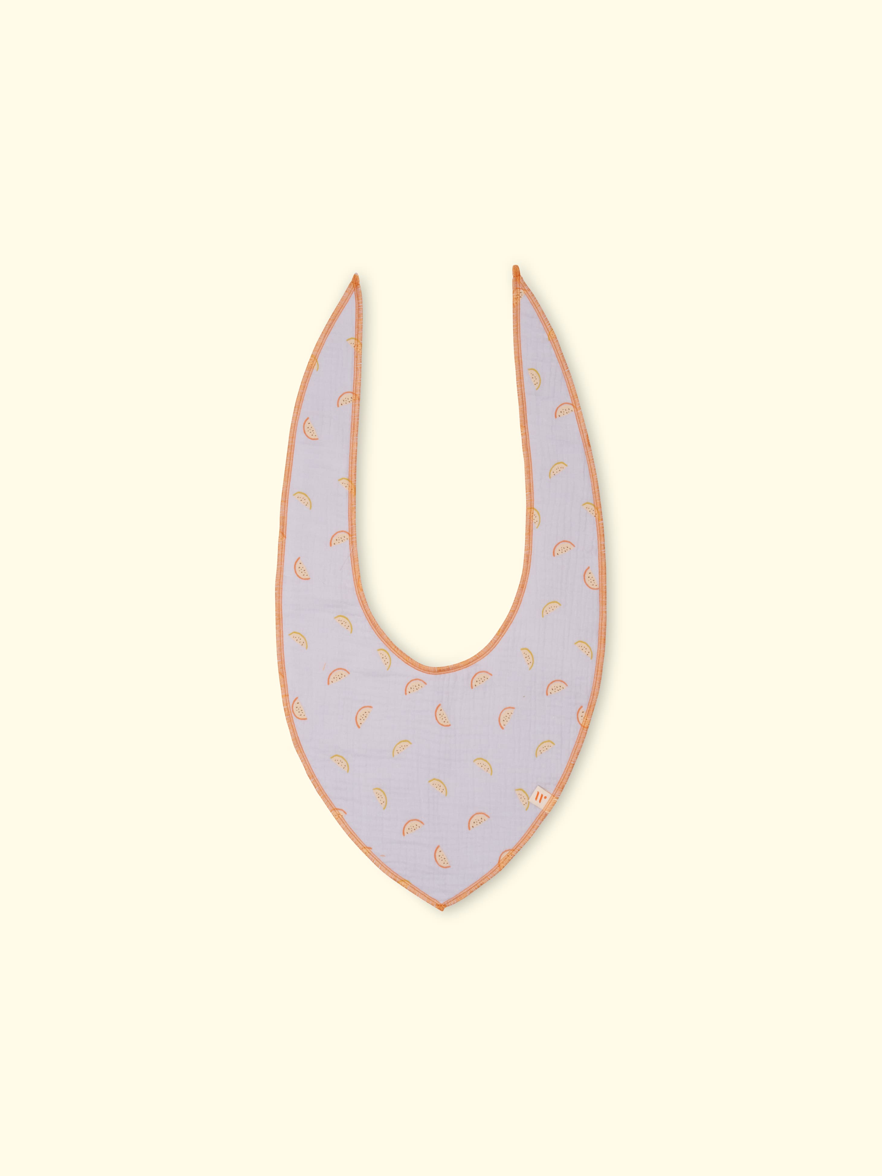 Bufanda / babero triangular Cara - para niños con salivación aumentada