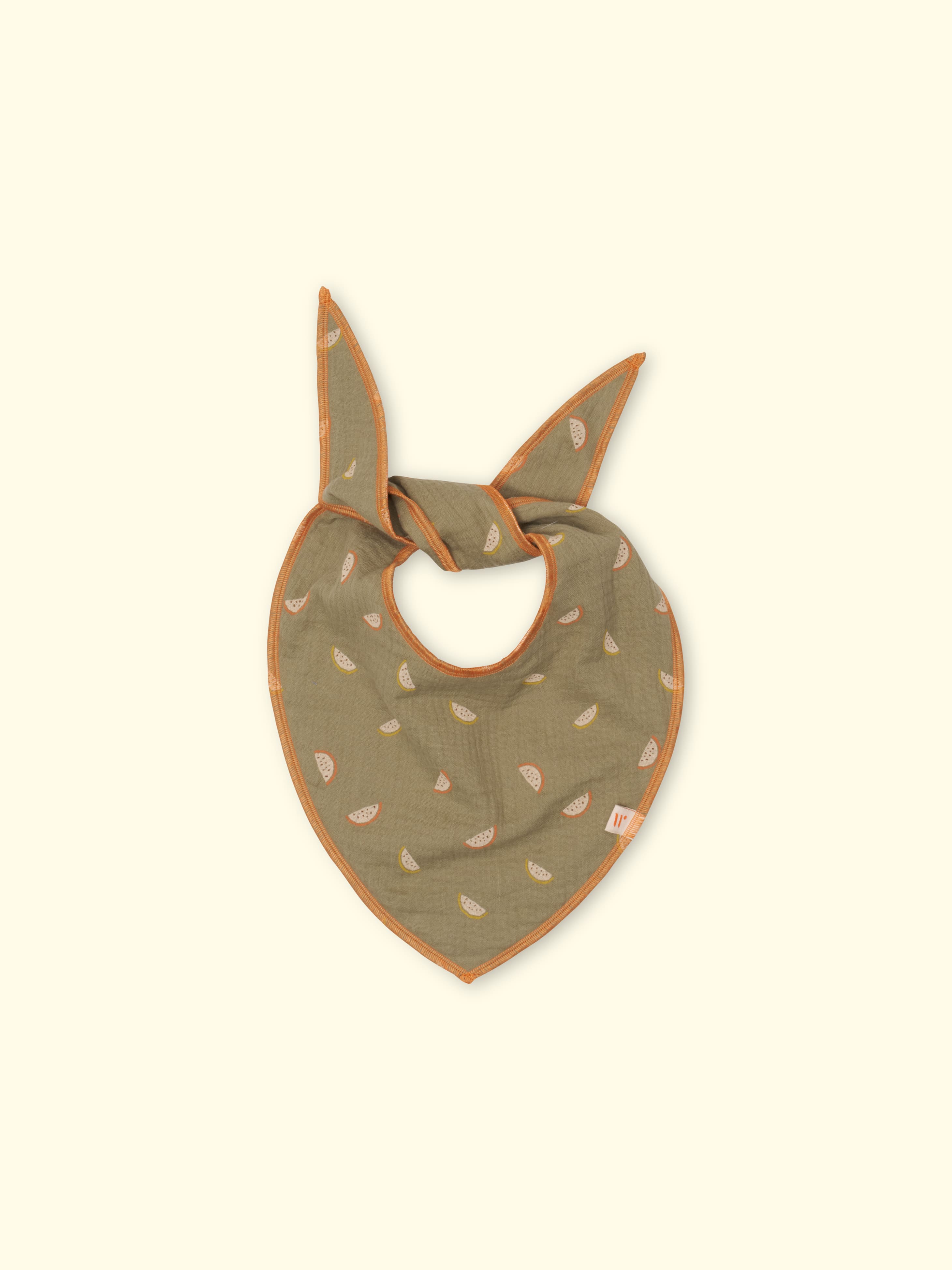 Bufanda / babero triangular Cara - para niños con salivación aumentada
