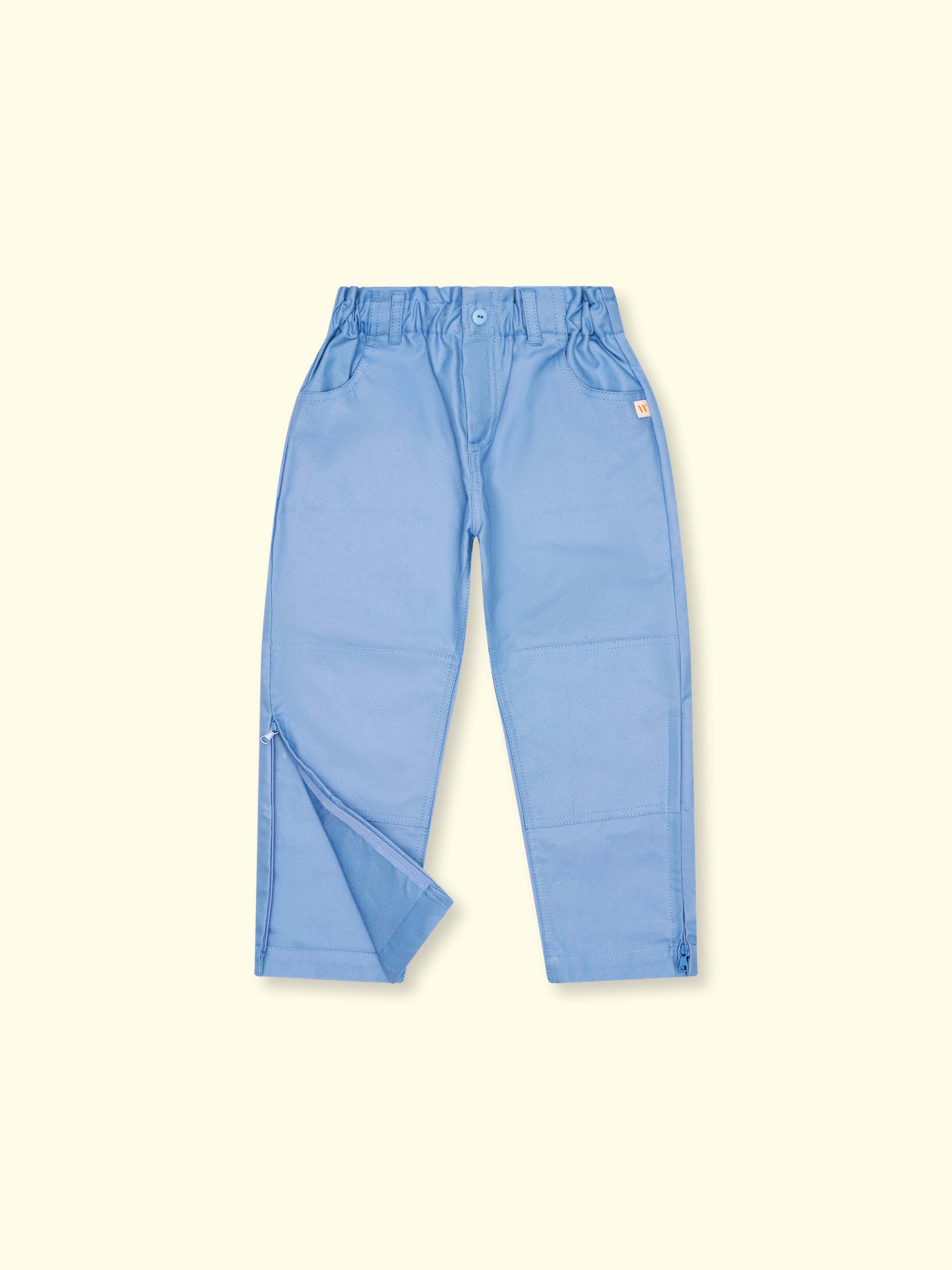 Pantalón Pepe - con cierre magnético y abertura lateral hasta la rodilla, hasta talla. 140