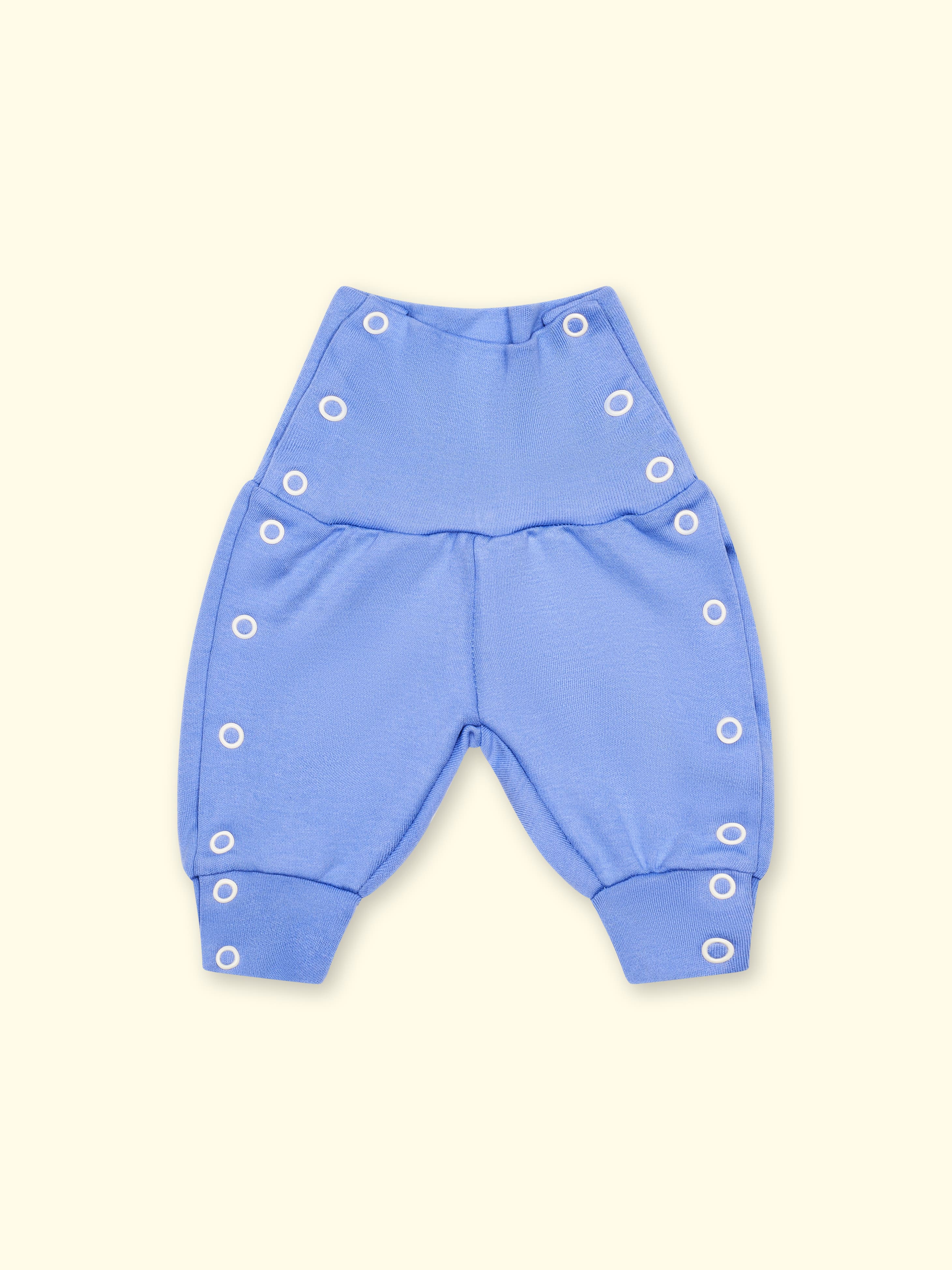 Pantalones Mogli - para bebés prematuros y bebés, de punto, con botones automáticos
