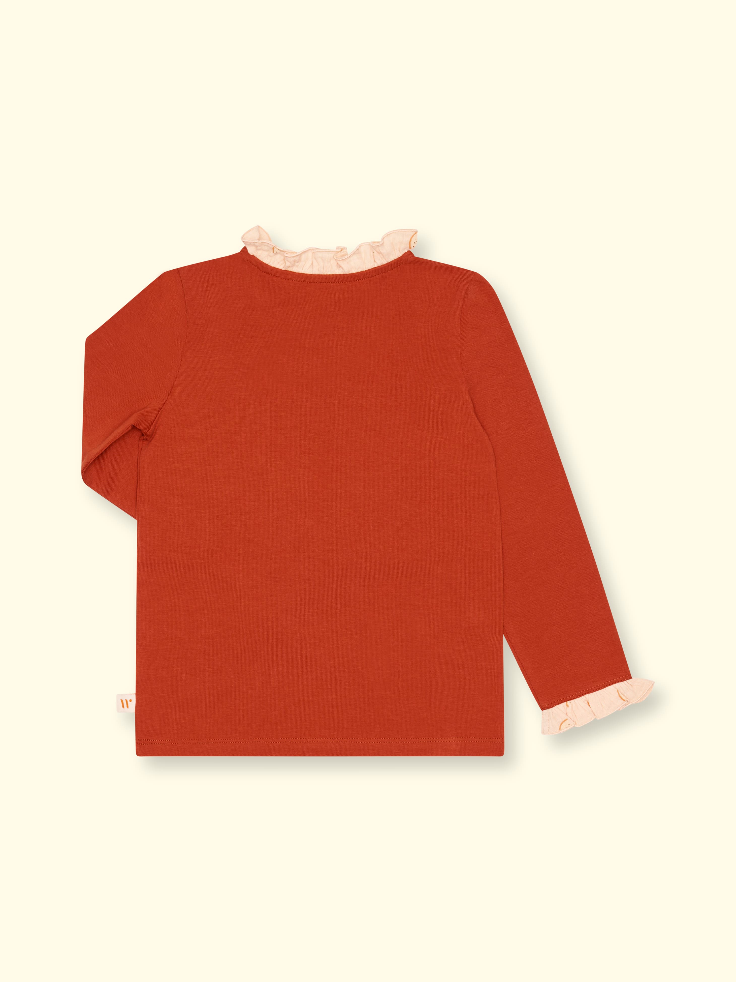 Camisa adaptable de manga larga Fee - con abertura en los hombros, hasta la talla. 140