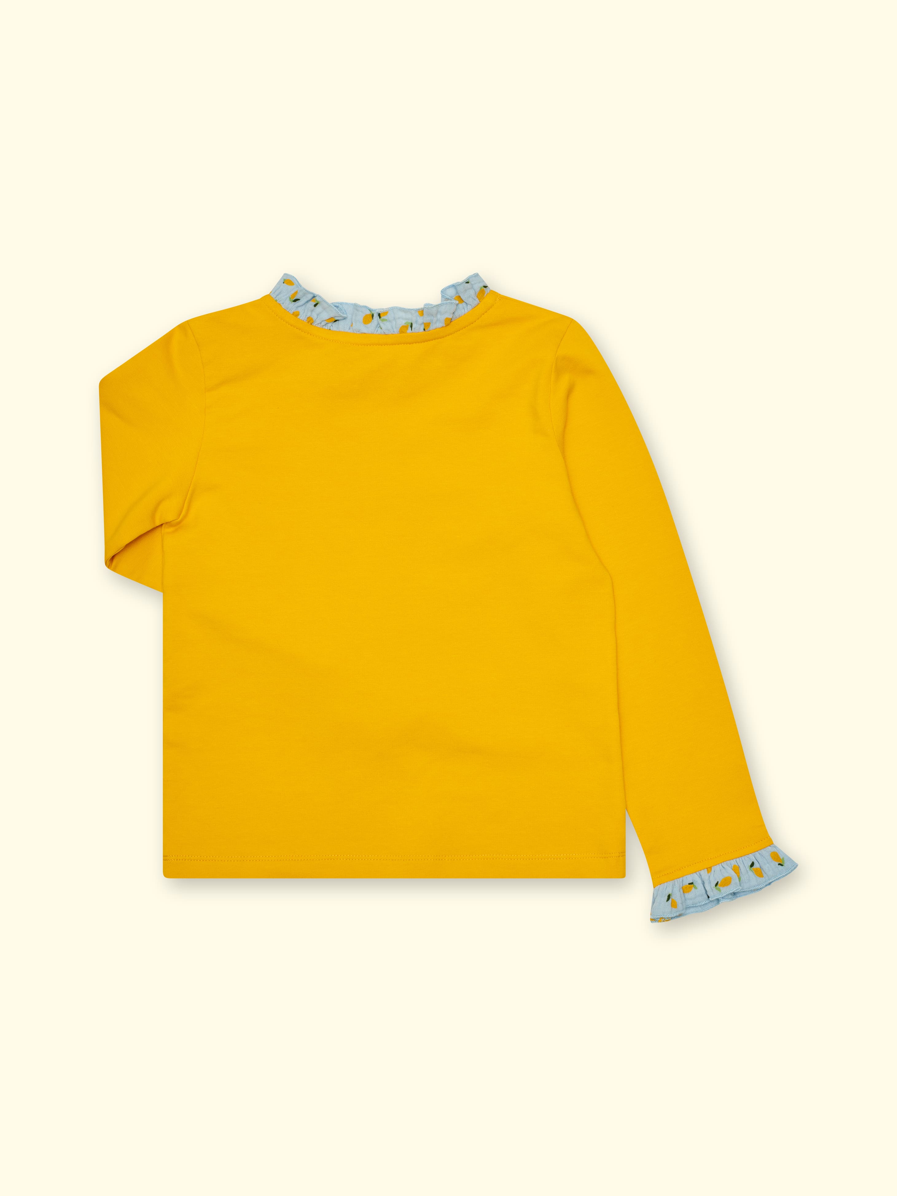 Camisa adaptable de manga larga Fee - con abertura en los hombros, hasta la talla. 140