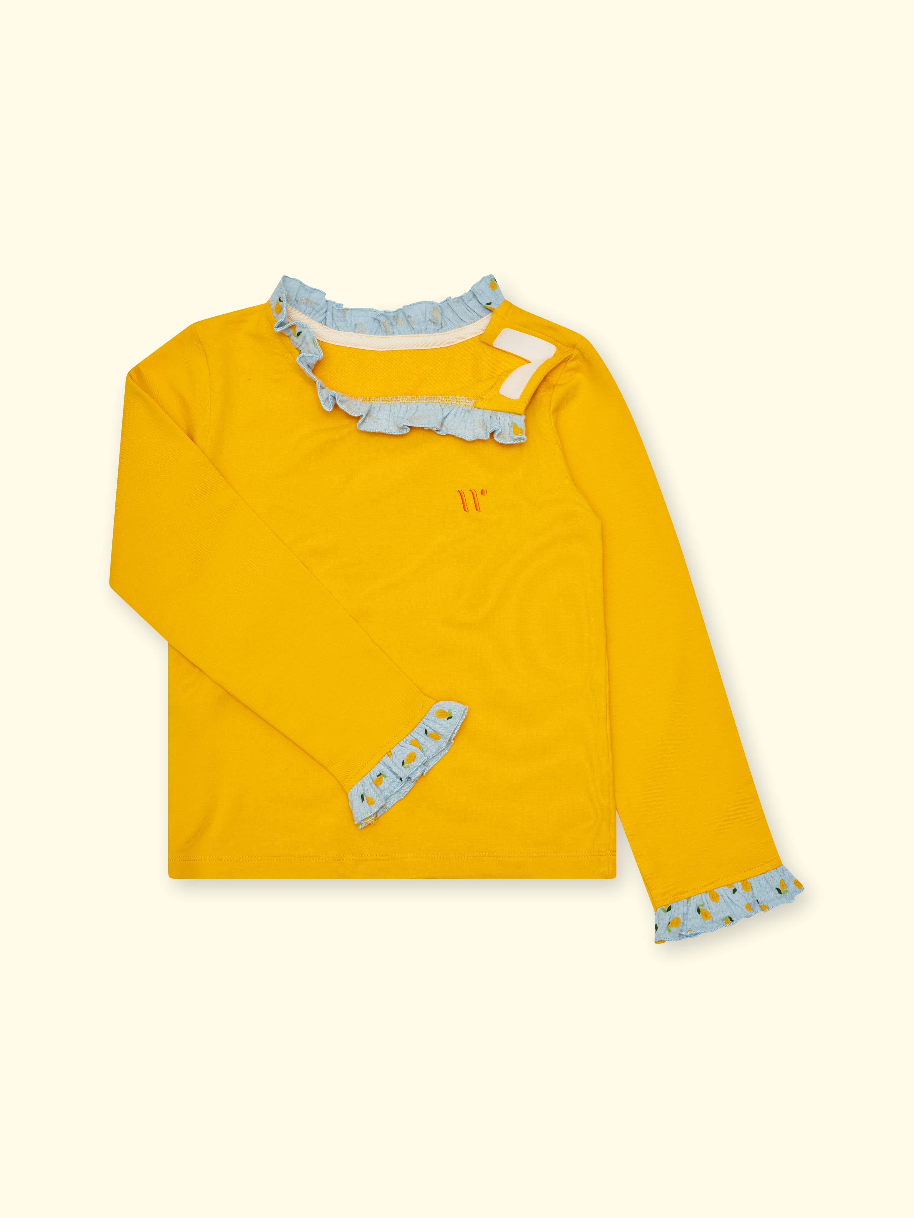 Camisa adaptable de manga larga Fee - con abertura en los hombros, hasta la talla. 140