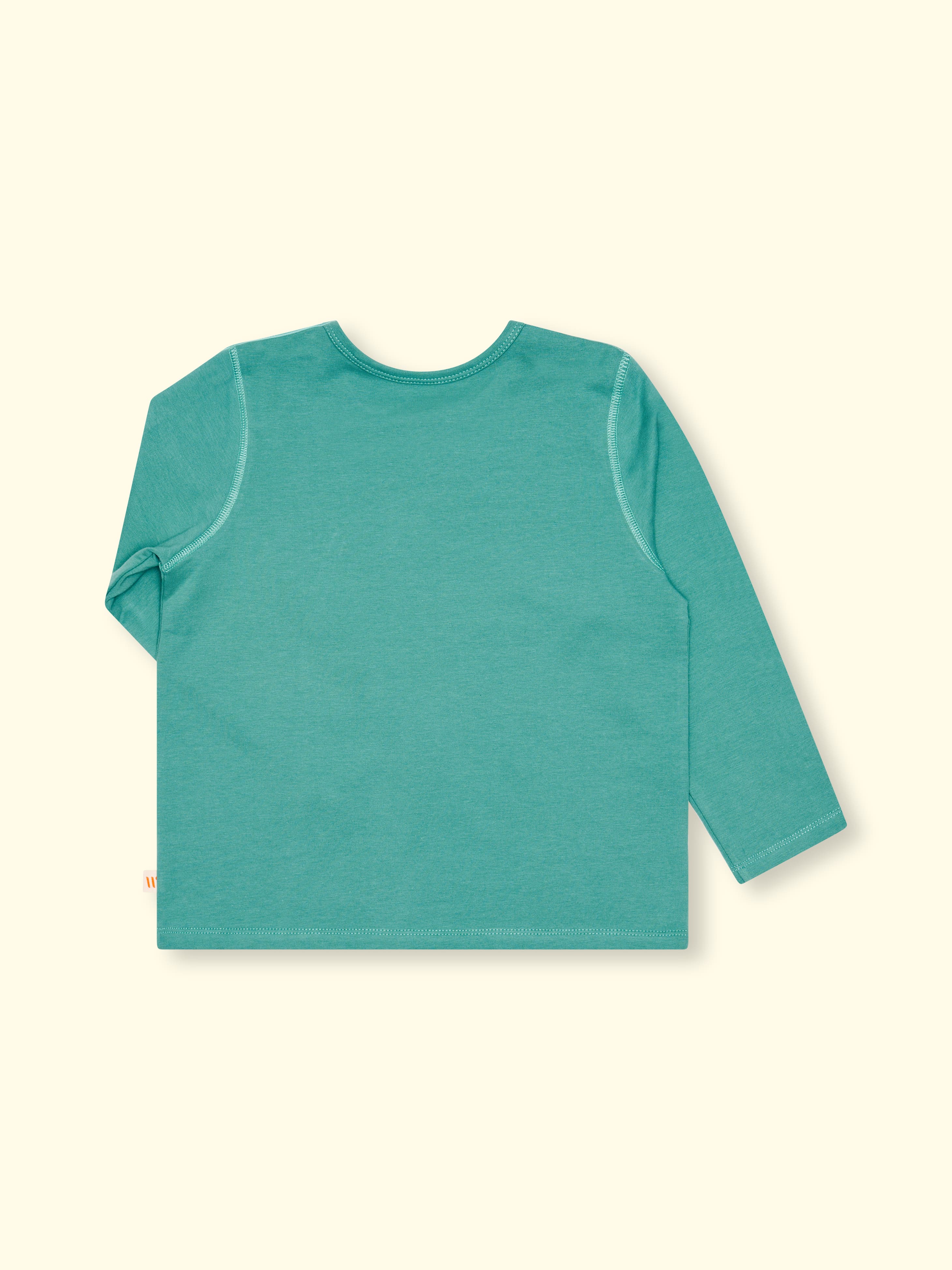 Camisa adaptable de manga larga Karl - con abertura en la manga, hasta la talla. 140