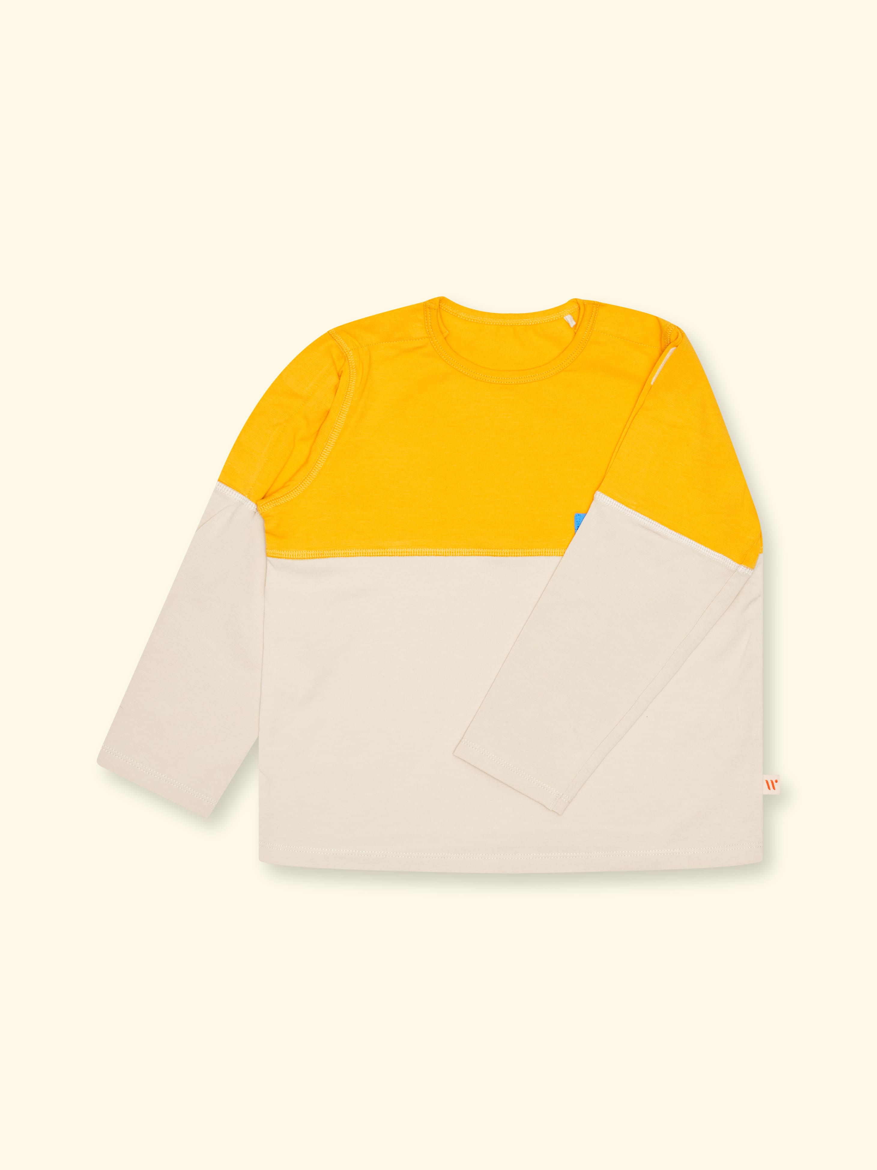 Adaptives Langarmshirt Oskar - mit partieller Ärmelöffnung, bis Gr. 140