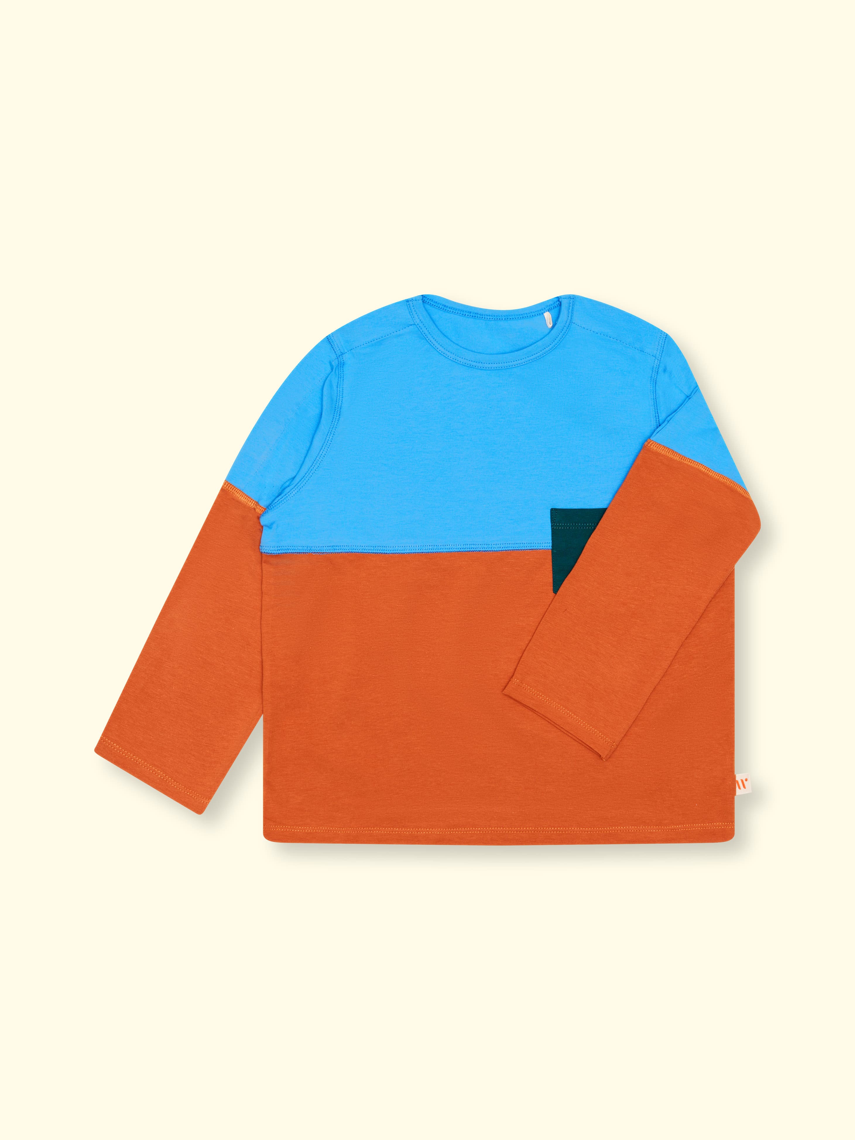Adaptives Langarmshirt Oskar - mit partieller Ärmelöffnung, bis Gr. 140