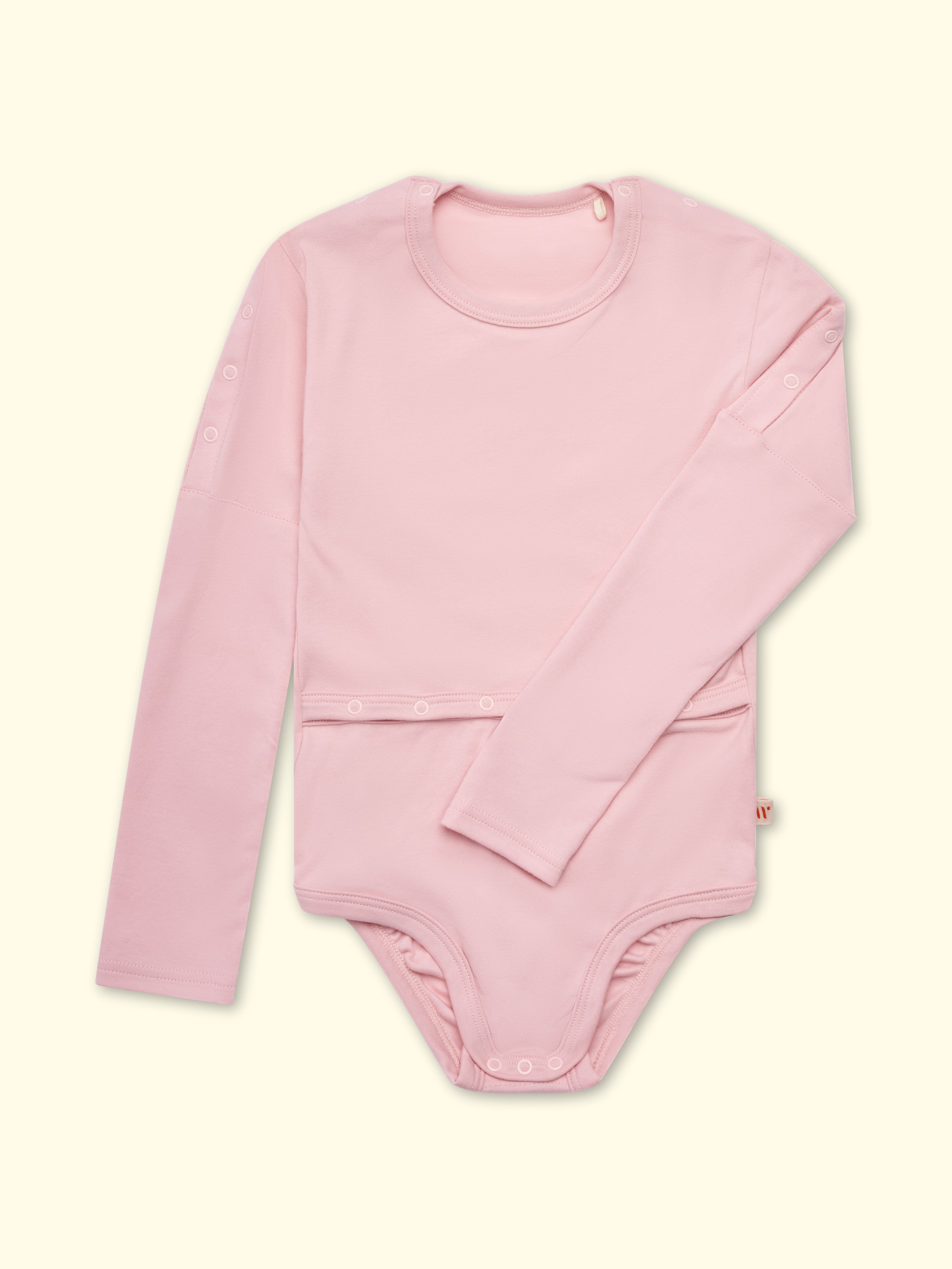 Sondenbody Mitwachsbody Björn - para niños con atención médica, con abertura para las mangas, hasta la talla 176