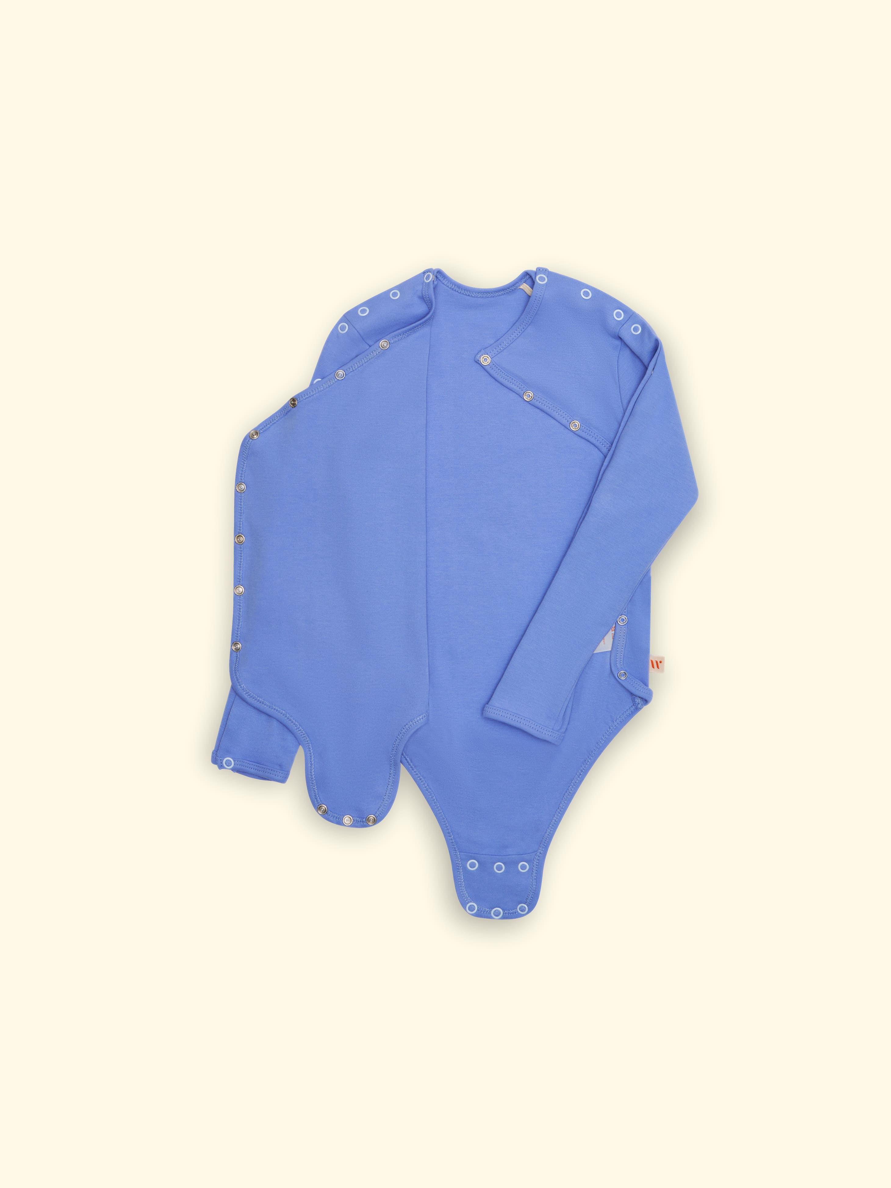 Sondenbody Mitwachsbody Grande Charlotte 2.0 - avec ouverture pour les manches, pour enfants avec soins médicaux, jusqu'à la taille 176