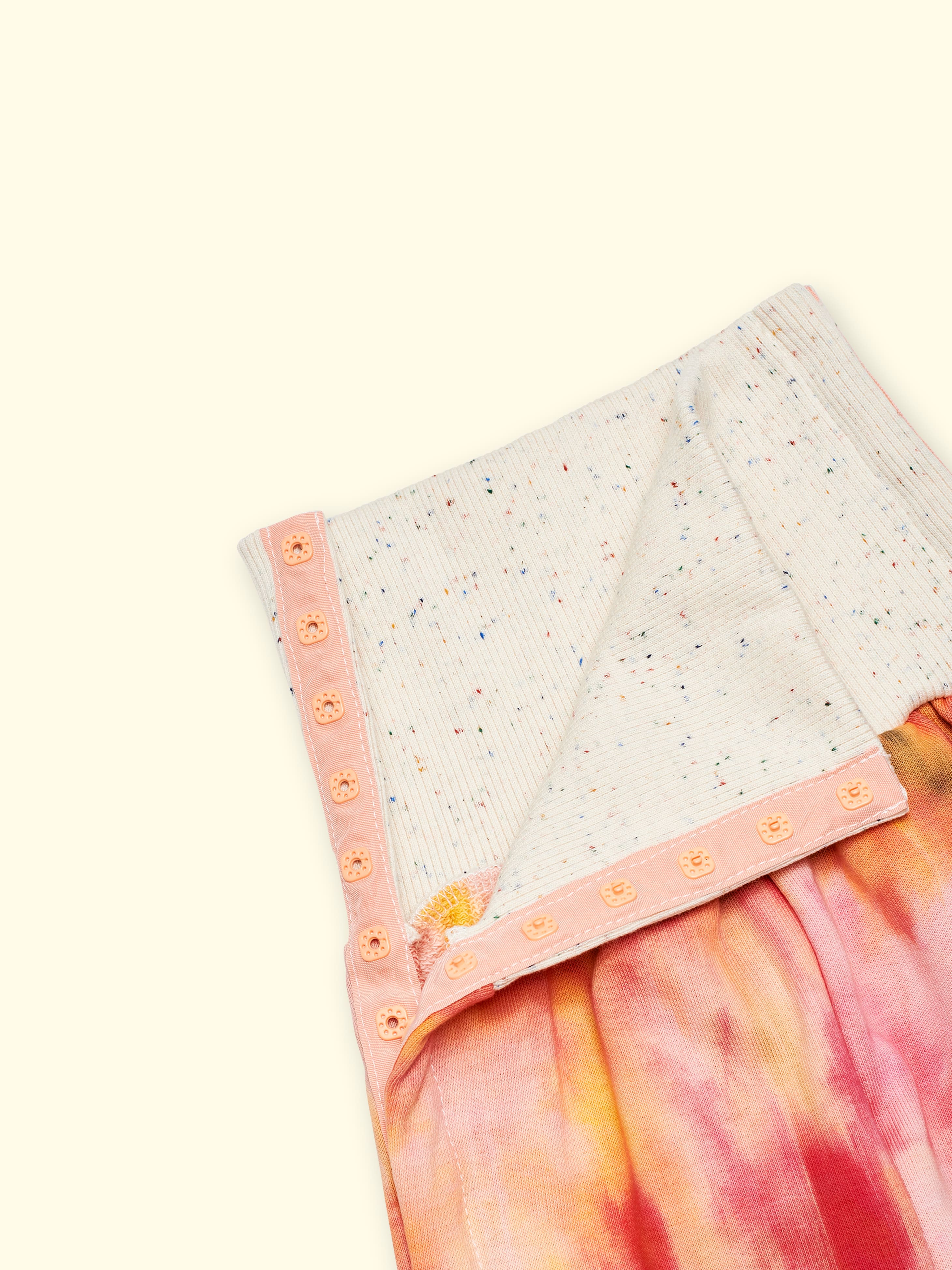 Set de cuidado Batik – Sudadera y pantalón con apertura para accesos