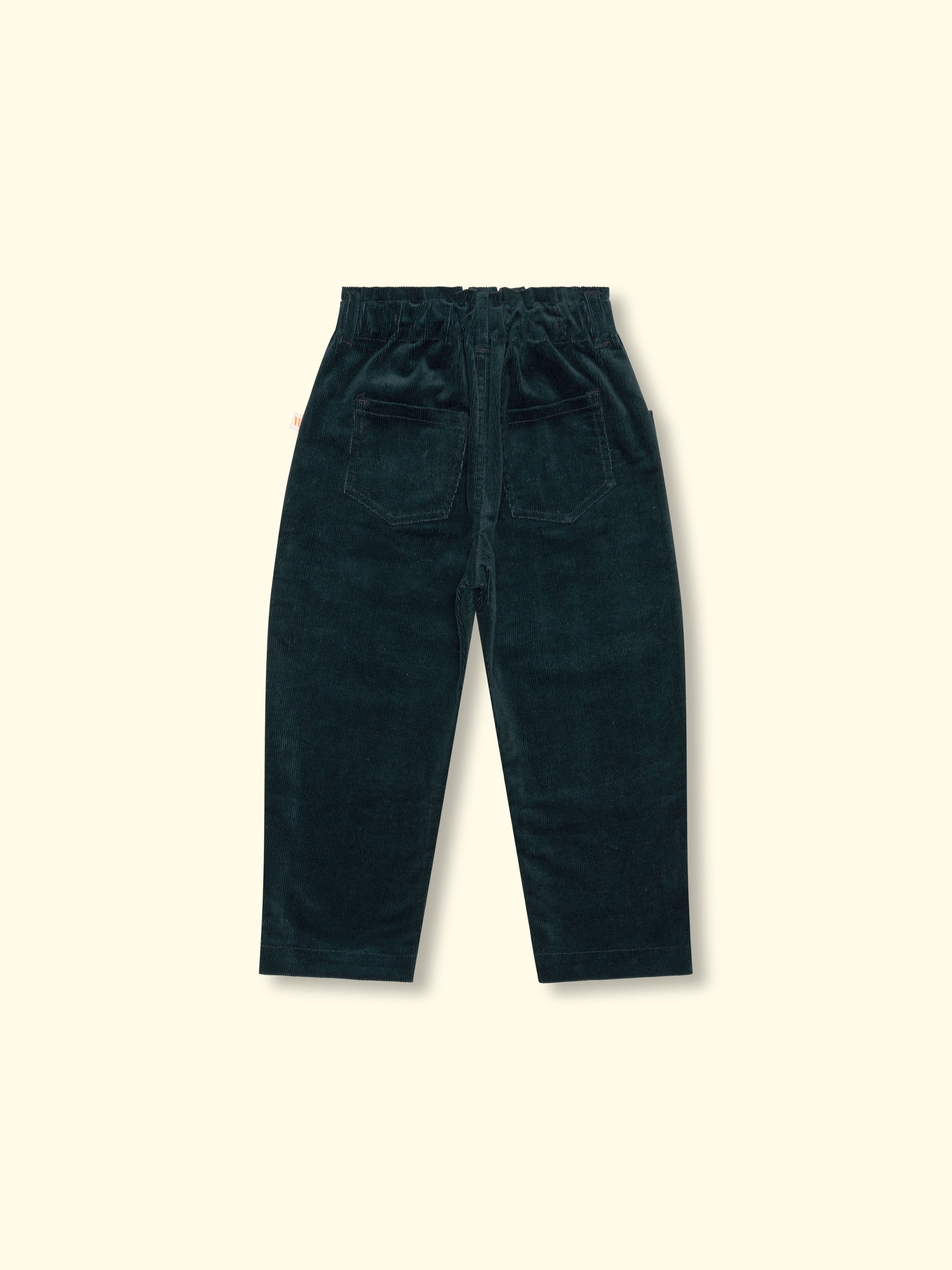 NUEVO - Pantalón de pana Pippo - con cierre magnético y abertura lateral hasta la rodilla, hasta talla. 140