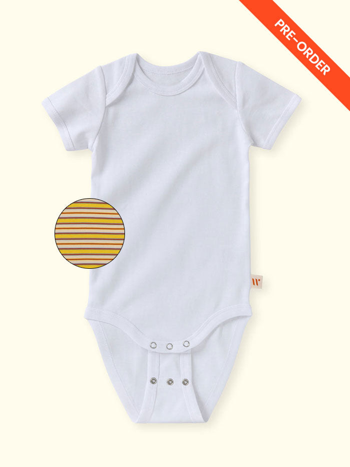 Kurzarm-Mitwachsbody Leon - komfortabler Pflegebody für Kinder & Jugendliche, bis Gr. 176