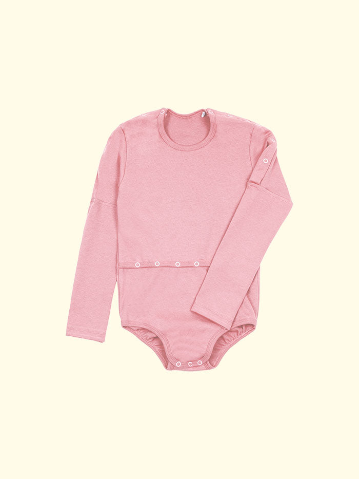 Sondenbody Mitwachsbody Björn - für Kinder mit medizinischer Versorgung, mit Ärmelöffnung, bis Gr. 176