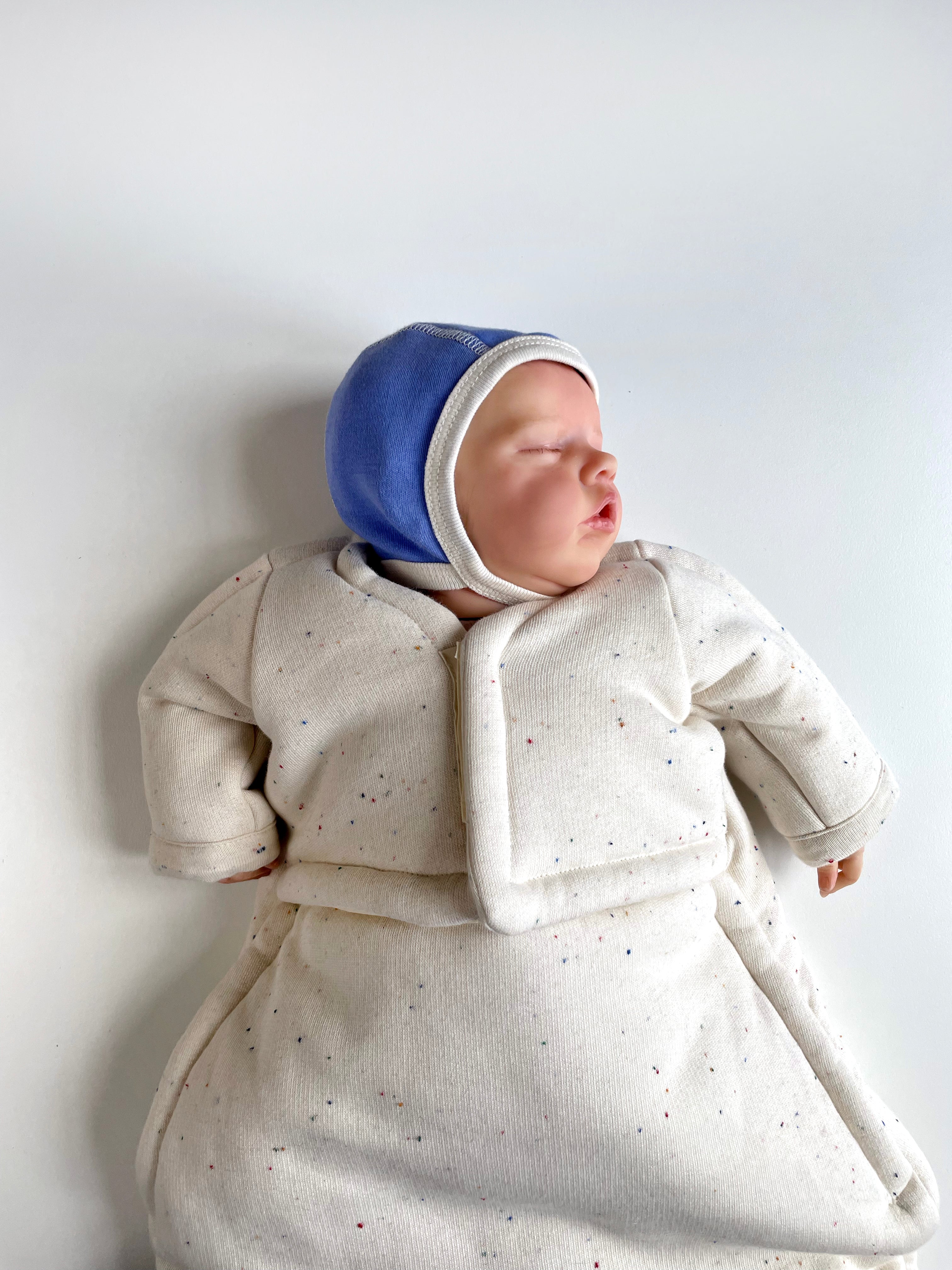 Gorro para bebés prematuros - Azul claro
